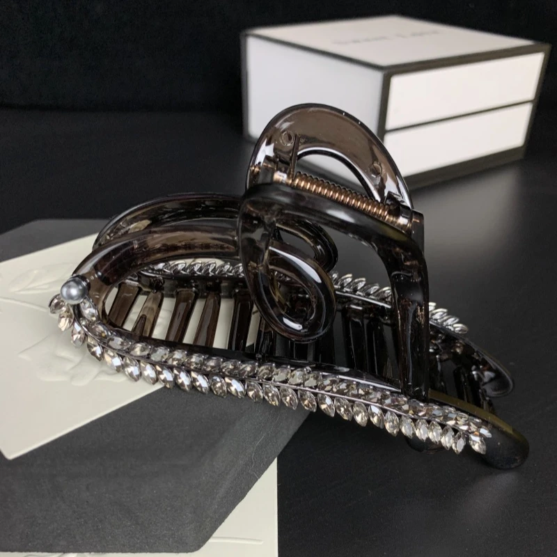 K323【金闪闪】11.5厘米定制麦穗满钻抓夹