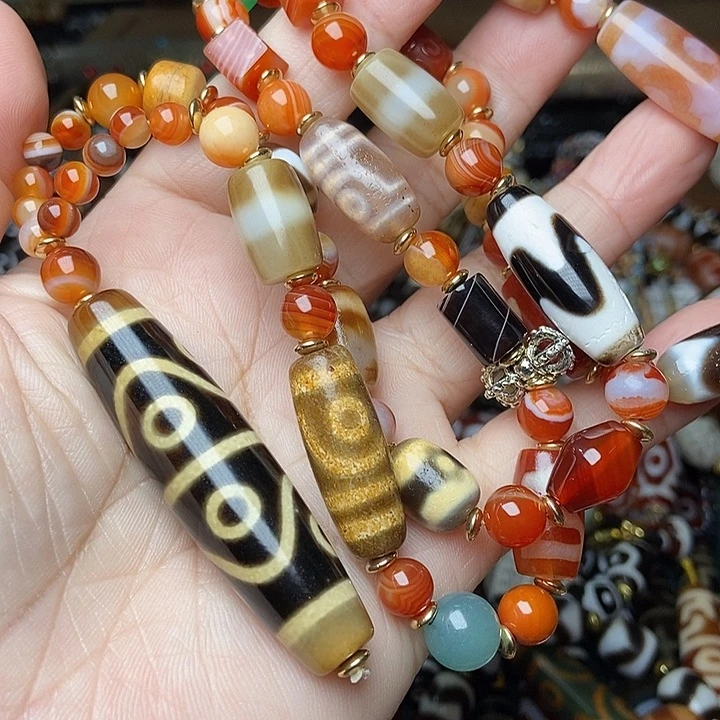 玛瑙/玉髓未镶嵌手链