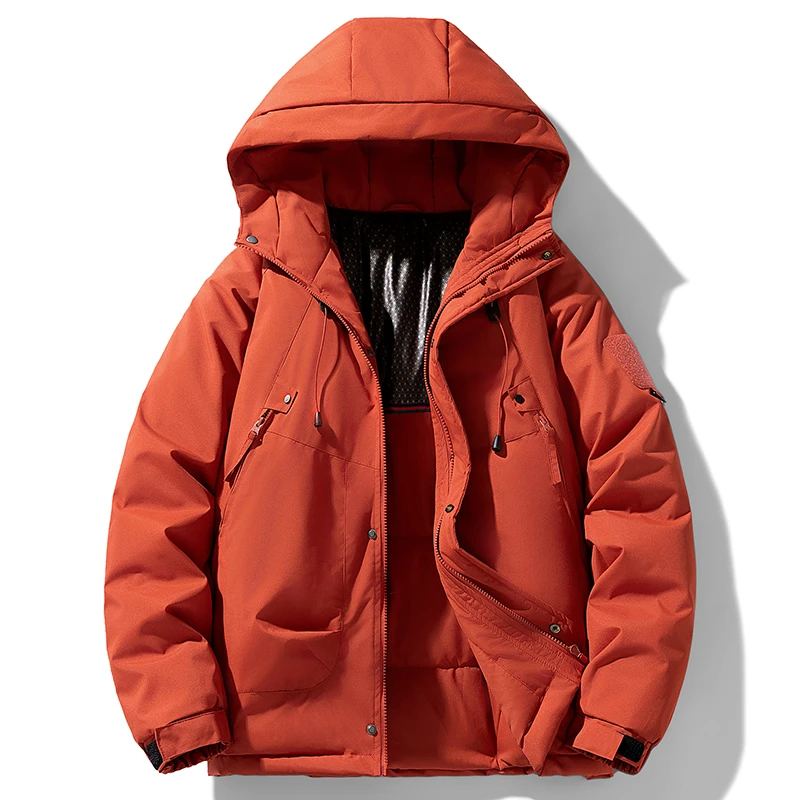 【玫瑰故事棉衣版】J90R七型男女同款石墨烯加厚保暖连帽情侣棉衣