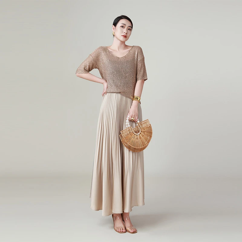 Daphne/达芙妮【夏日知性】D-达芙妮高级成衣定制系列针织衫25T0005