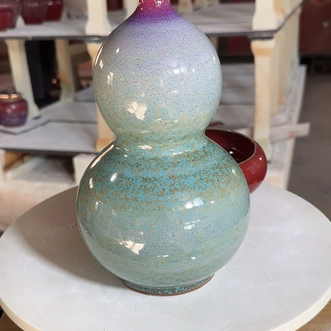 岁***好瓷摆件郑家钧窑摆件