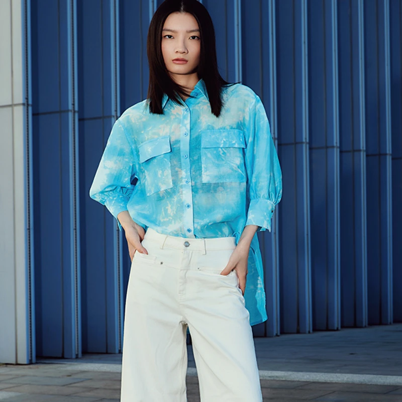 38259【依目系列】小众清新时尚衬衫3J111322D