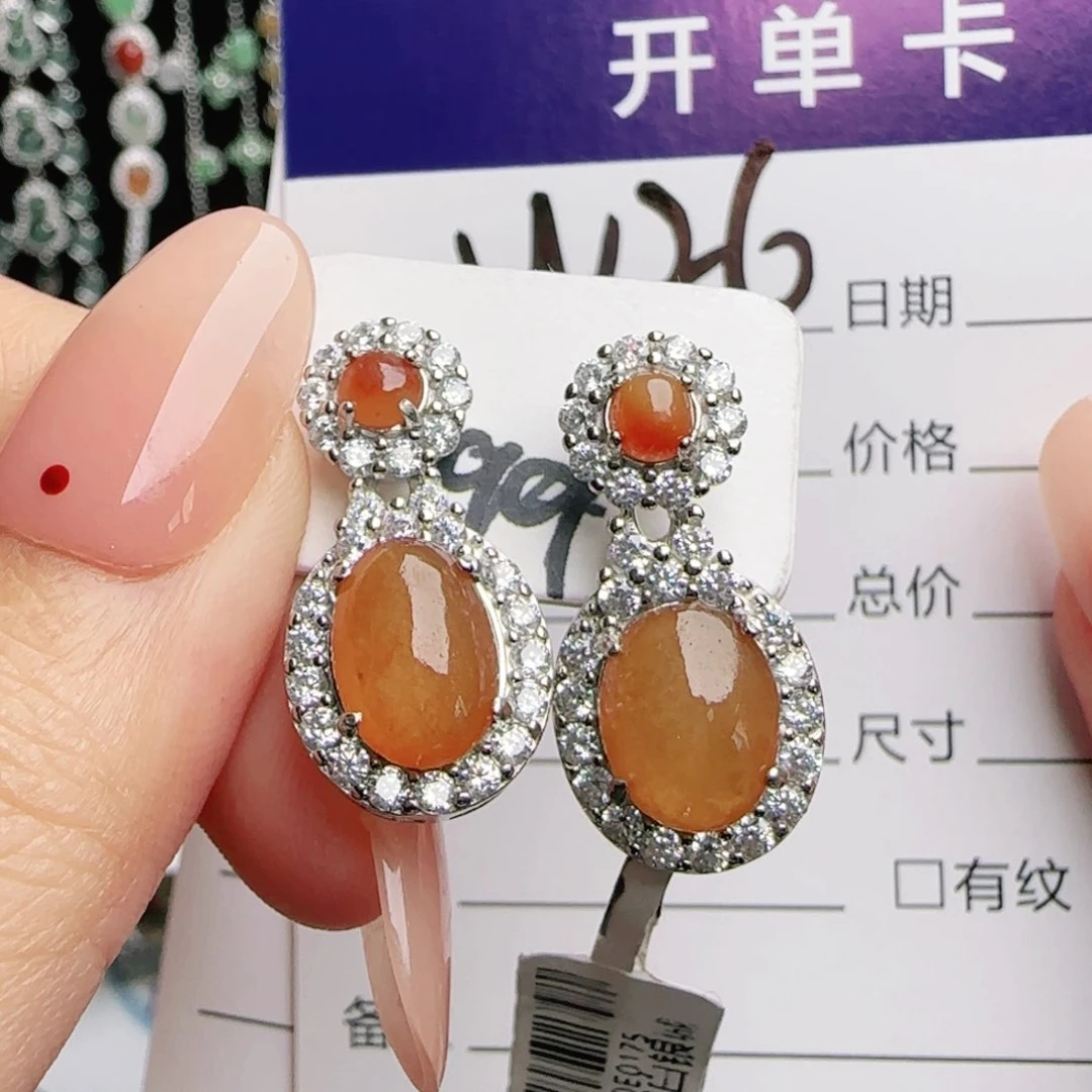 银S925镶嵌戒指翡翠