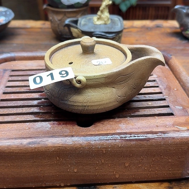 纯手工制作粗陶茶具