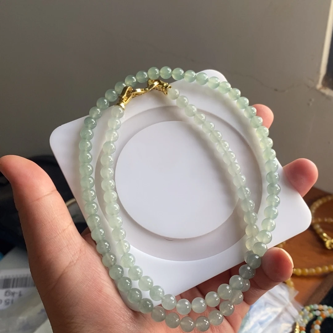 定制翡翠未镶嵌45 缅甸翡翠A货卡6.5