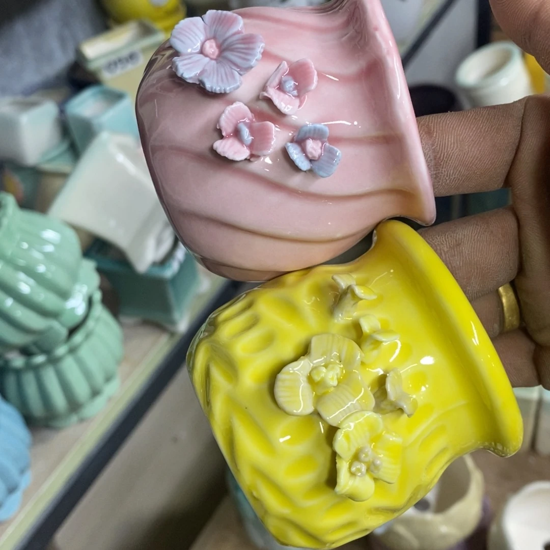 红陶花盆瑕疵盆满12包邮