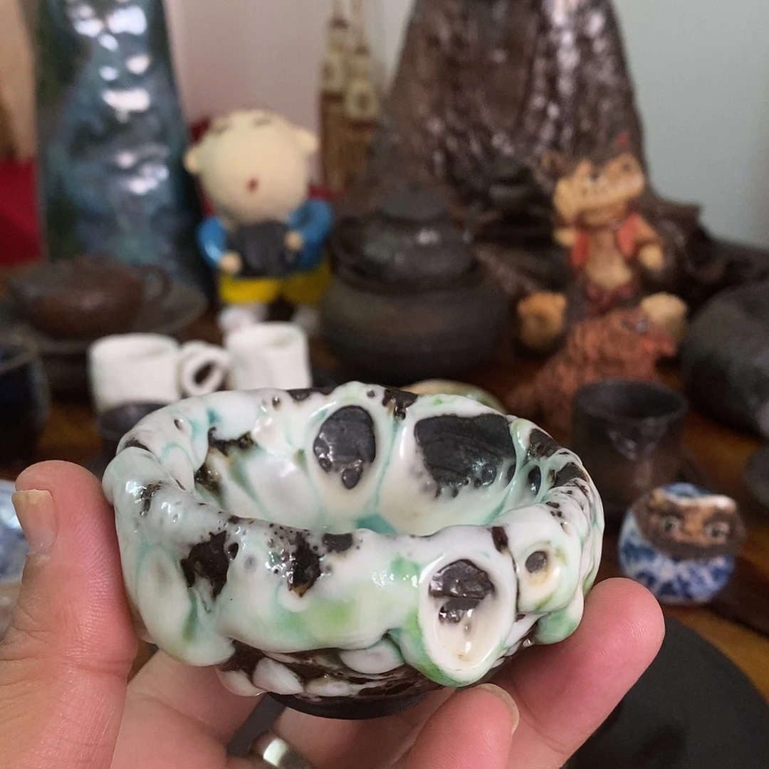 手工制作柴烧柴茶具