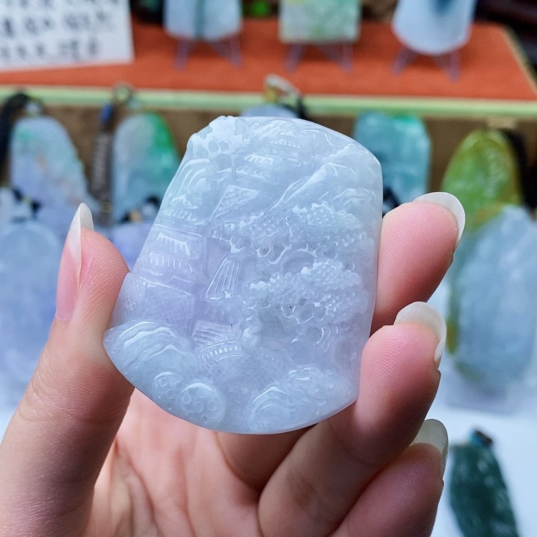 颈饰未镶嵌翡翠翡翠