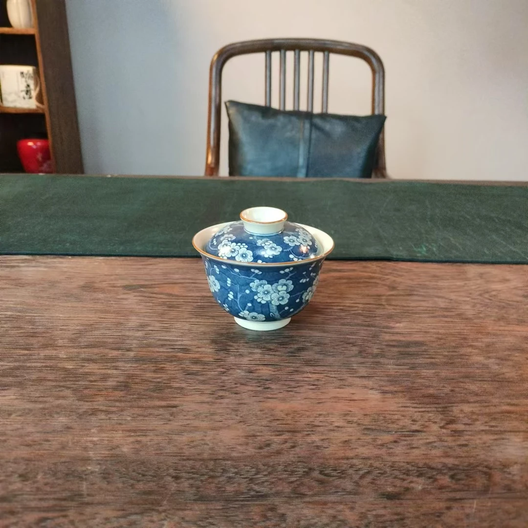 【陶珊居】冰梅-拙溪-盖碗（ZX-0293）