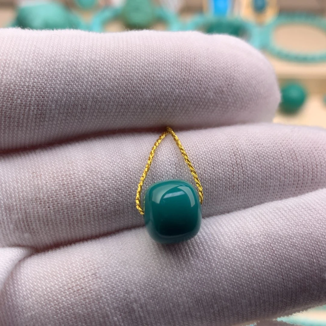 绿松石未镶嵌珠宝奇石9*8