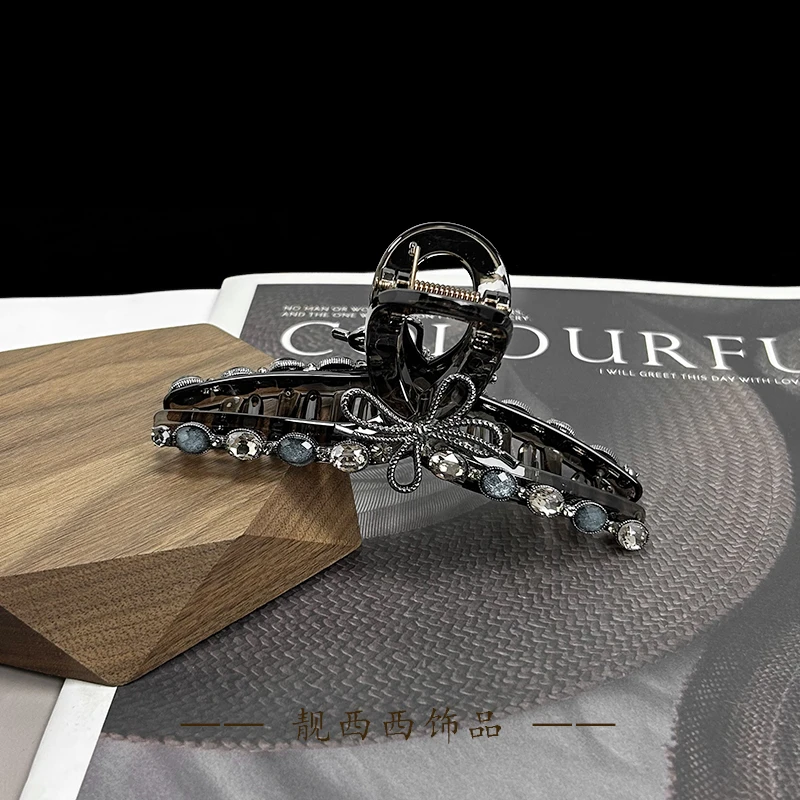 【LXX靓西西】464 抓夹11厘米优雅蝴蝶结气质感全盘抓夹