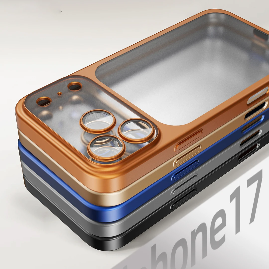 自带镜头膜适用苹果17ProMax手机壳iPhone17Pro肤感磨砂保护套air