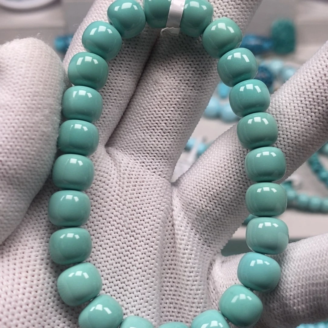 绿松石未镶嵌原矿纯干料绿松石