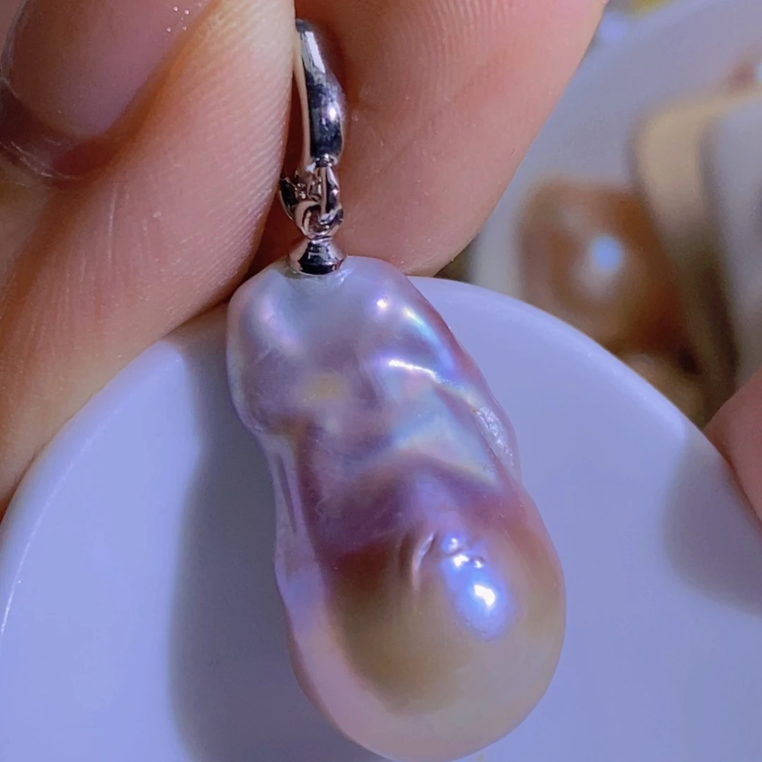 银S925镶嵌特价（不退不换）淡水珍珠