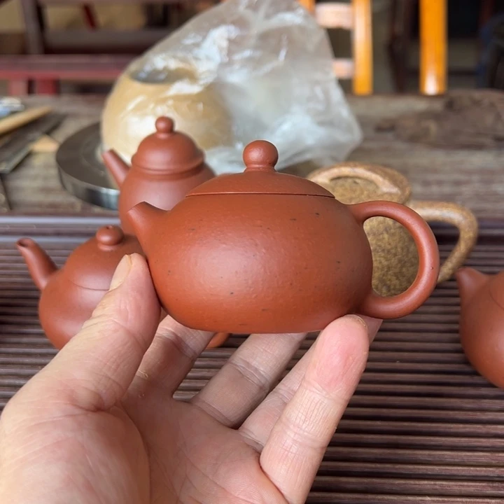 愽***…茶壶紫砂黄龙山朱泥、手磨料
