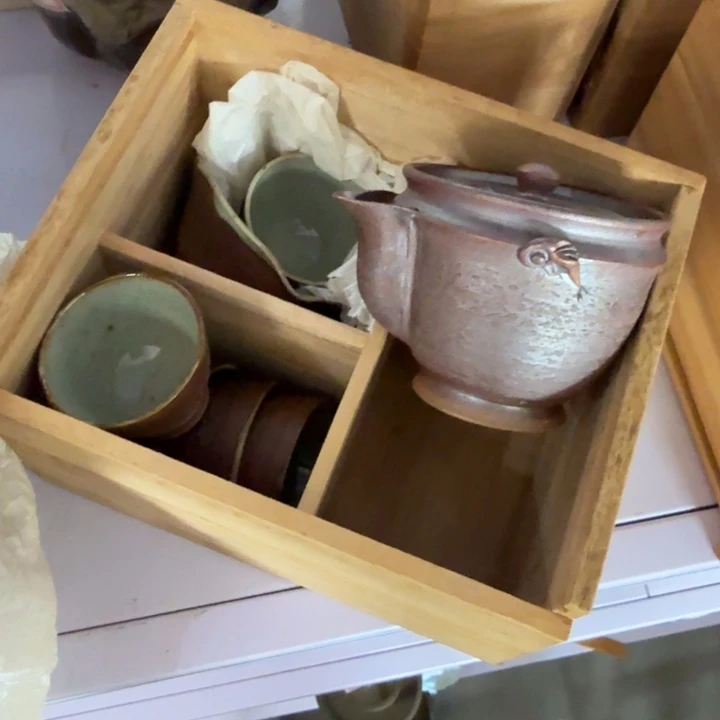 瓷片茶道具工艺品