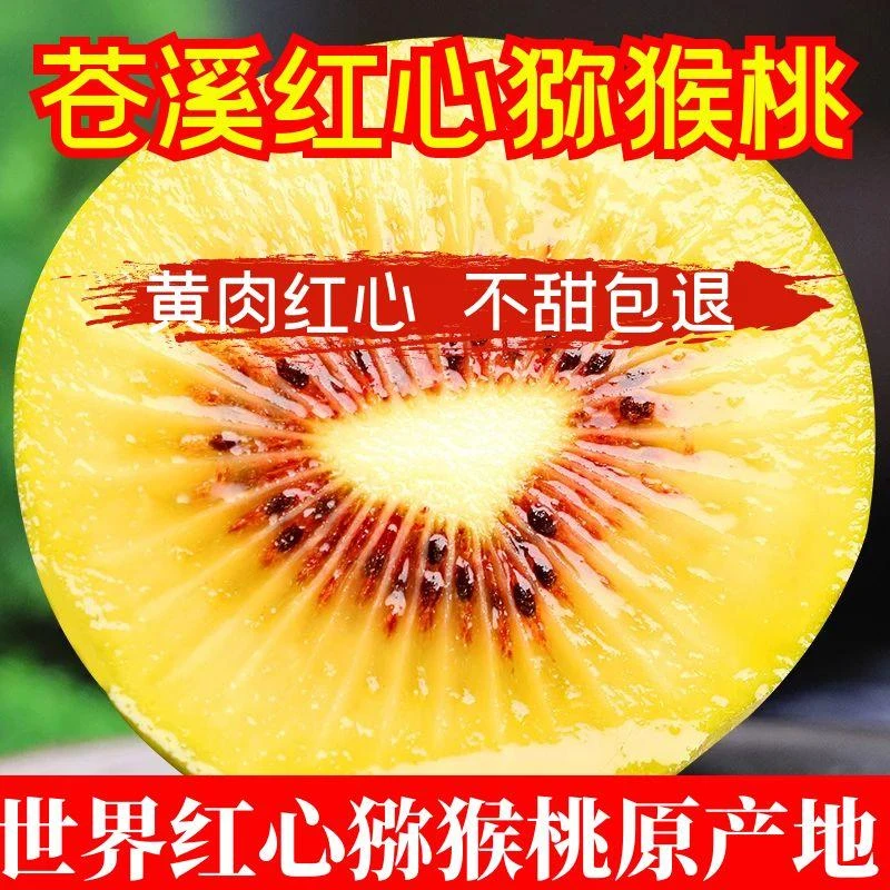 苍溪红心猕猴桃新鲜水果奇异果果王孕当季水果包邮