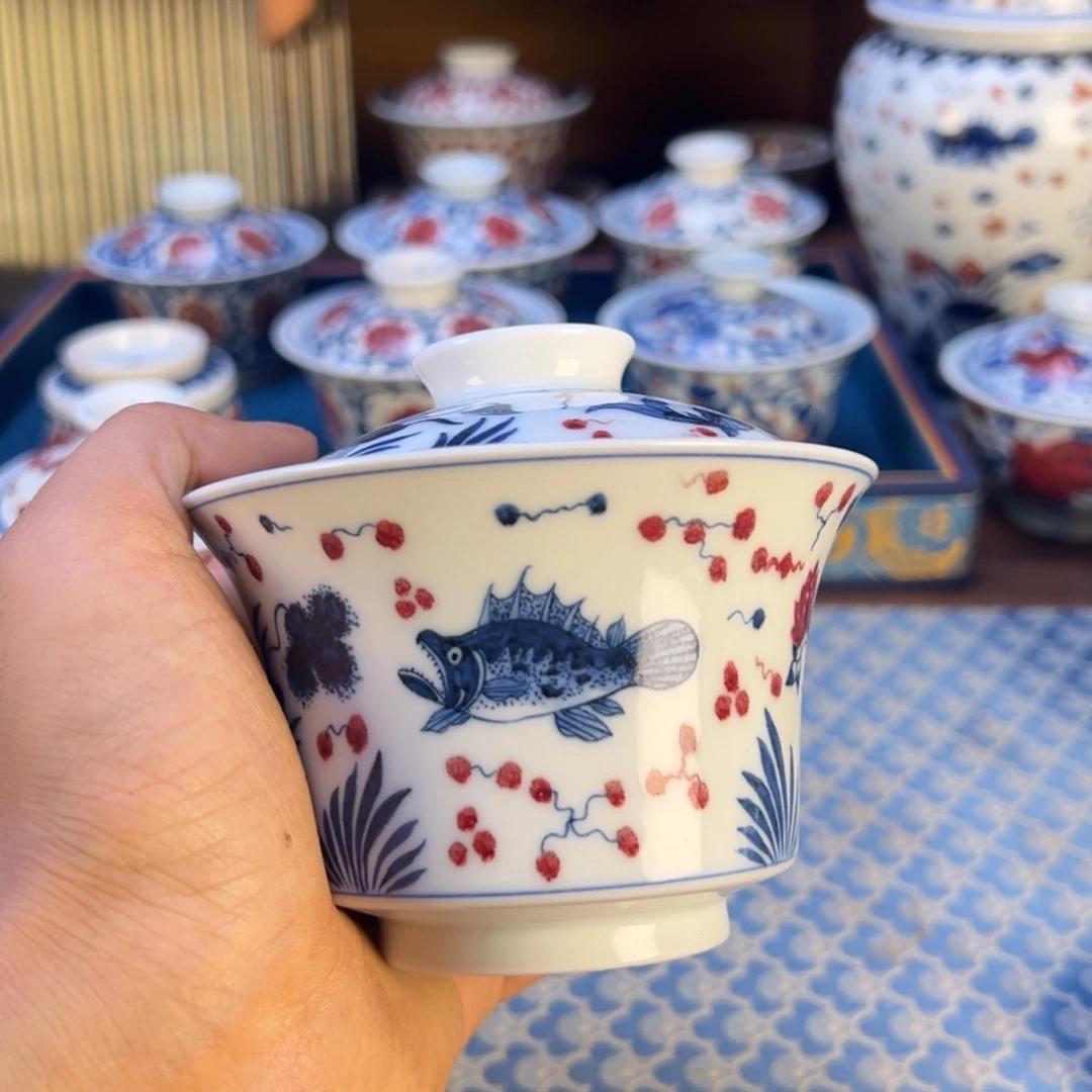 摆件景德镇茶器百宝箱