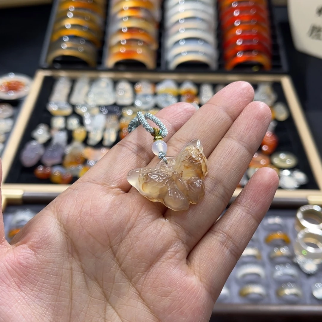 玛瑙/玉髓未镶嵌颈饰