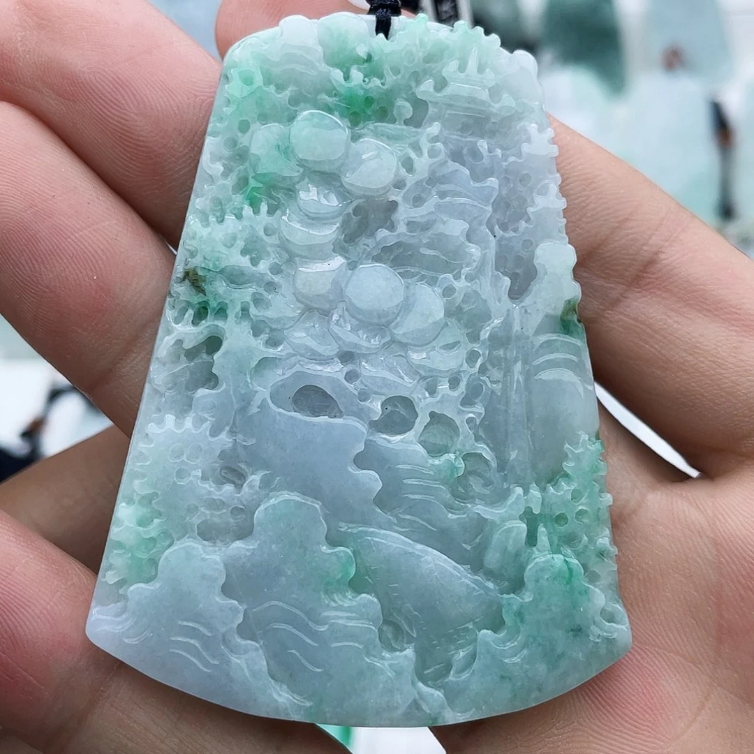 颈饰未镶嵌翡翠翡翠