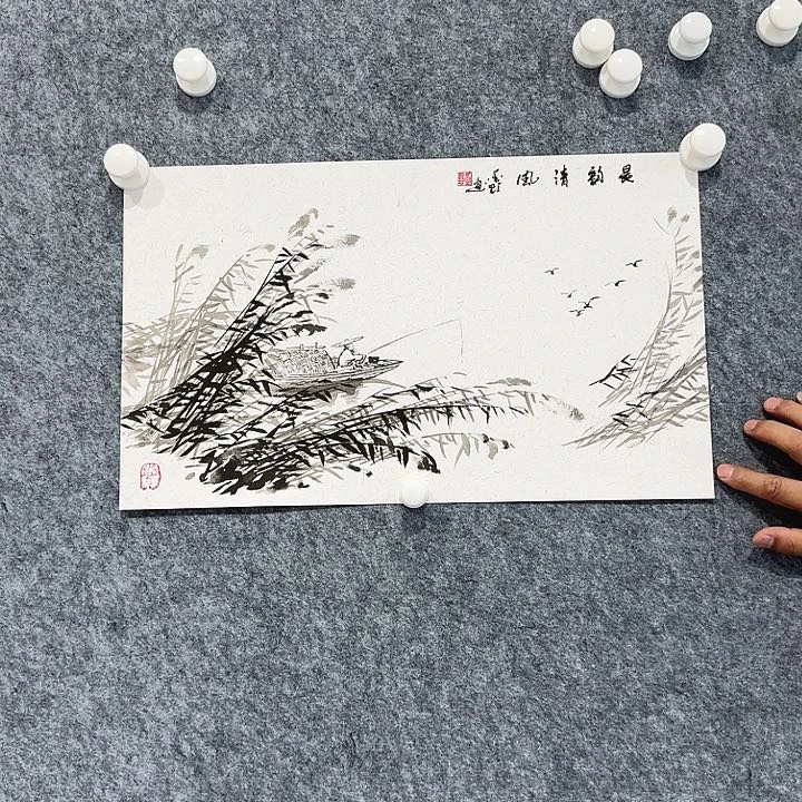 国画郭亚军老师-山水绘画作品