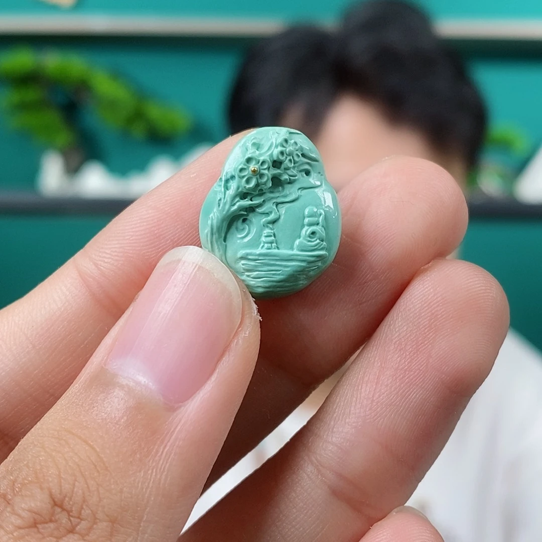 未镶嵌绿松石珠宝奇石