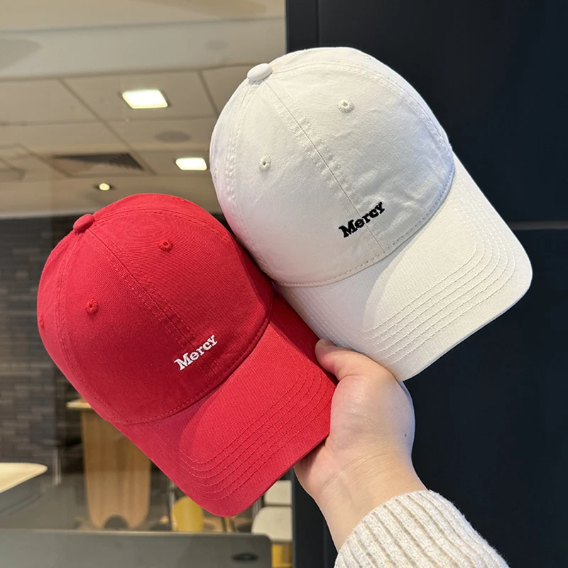 韩版大头围软顶刺绣字母棒球帽子女春夏季宽檐遮阳显脸小鸭舌帽潮