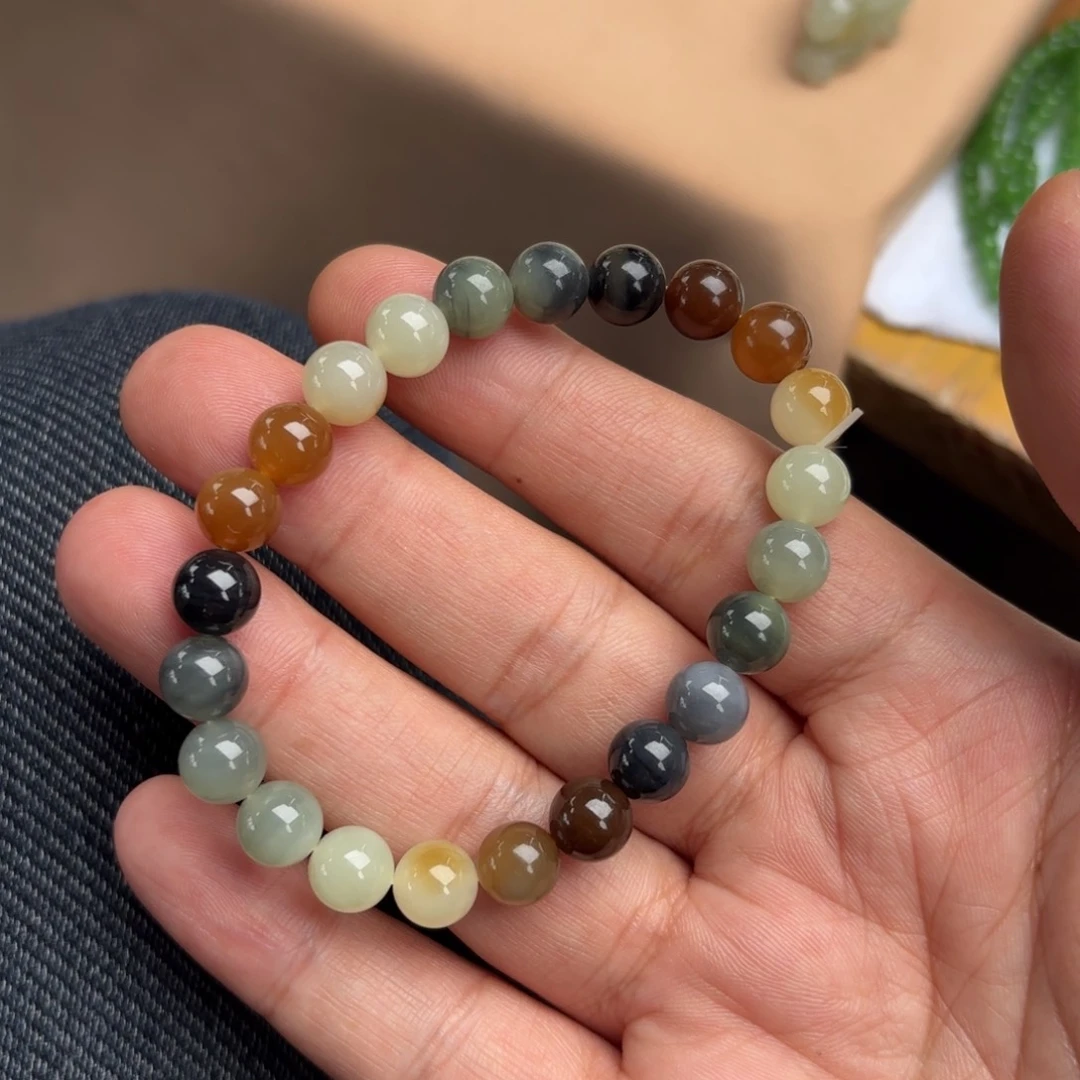 颈饰未镶嵌和田玉楼兰手串卡8