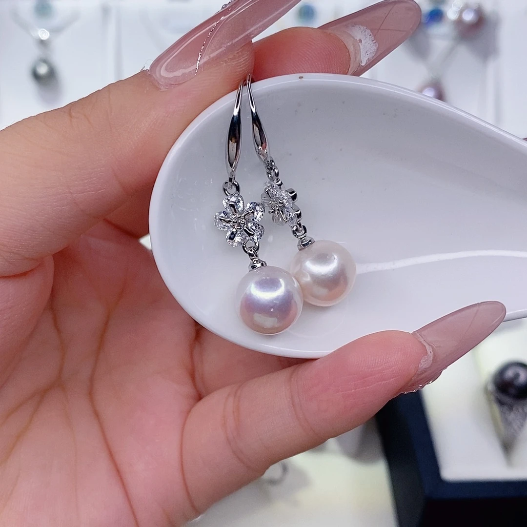 淡水珍珠耳饰未镶嵌