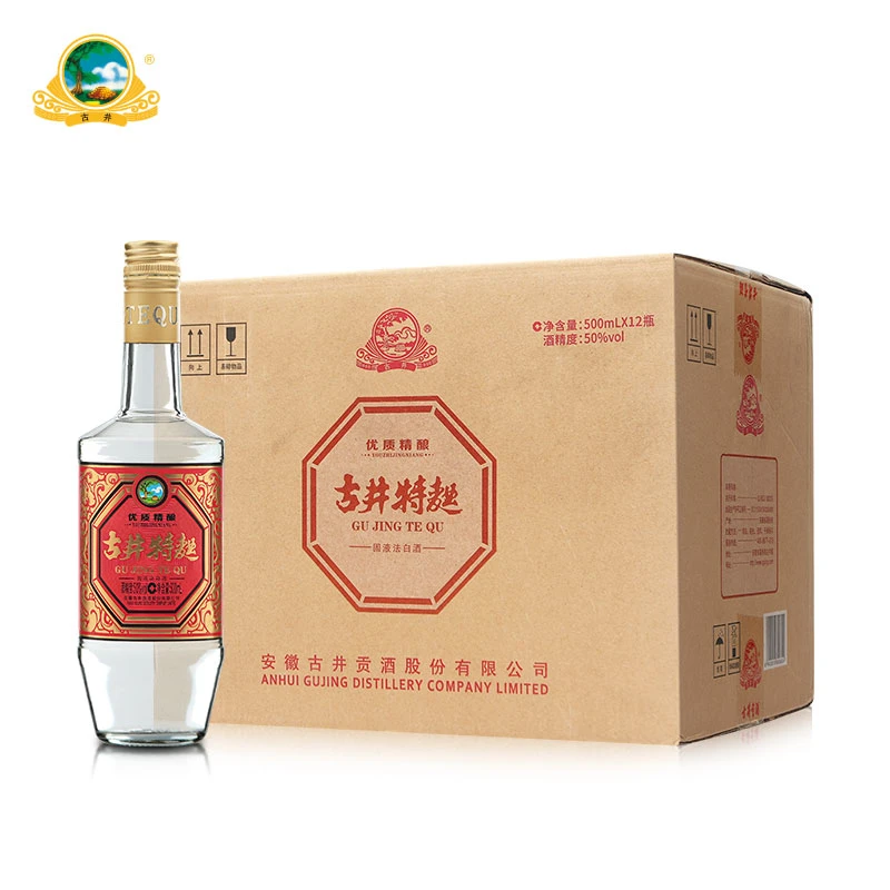 古井贡酒年份原浆旗舰店50度500ml*6箱装古井红标特曲