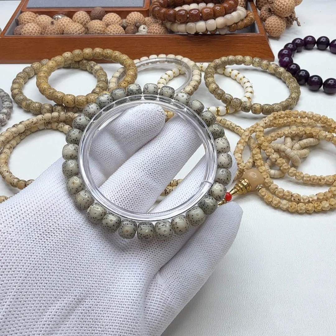 星月菩提手串3灭世糯冰大眼睛8左右单圈