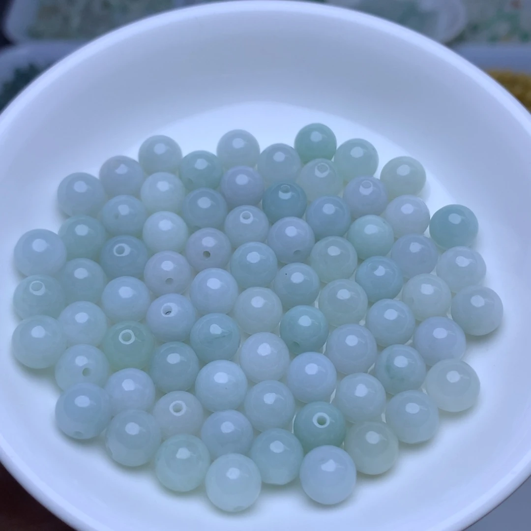 散珠翡翠卡8冰绿白24个