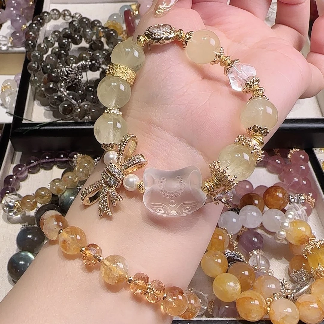 水晶手链未镶嵌把