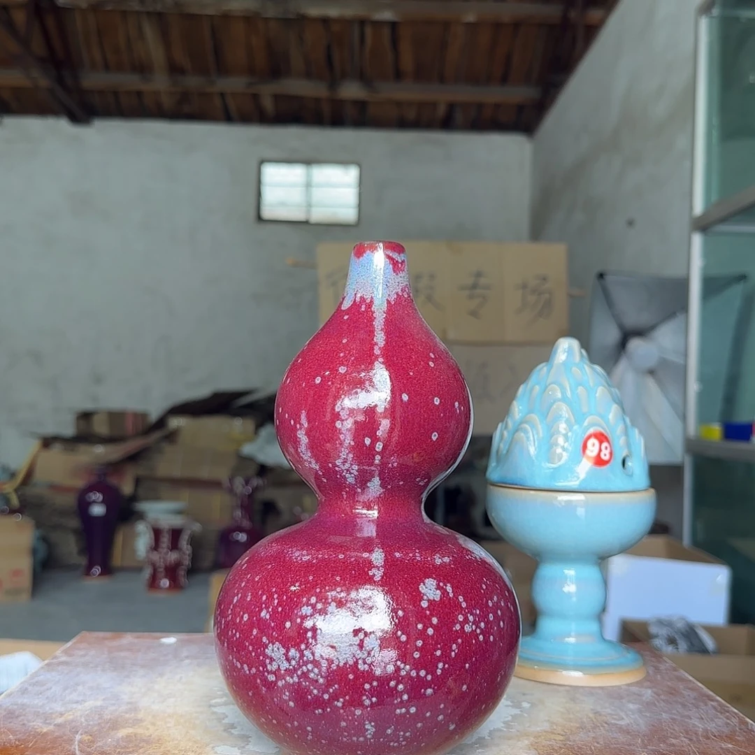 摆件郑家钧瓷摆件微瑕