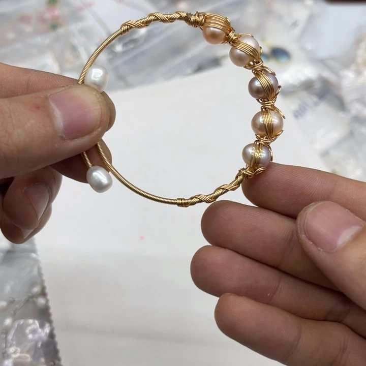 淡水珍珠颈饰未镶嵌1035