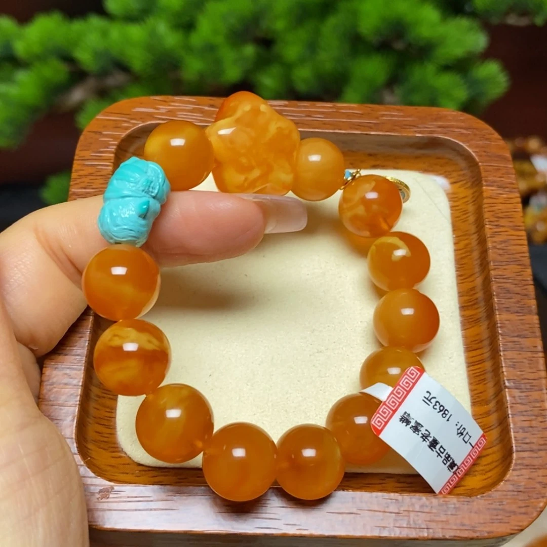 【闪购商品】手链蜜蜡未镶嵌手串