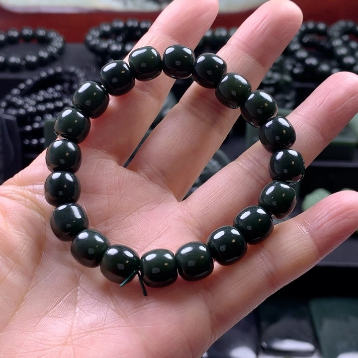 和田玉（青玉）项圈未镶嵌