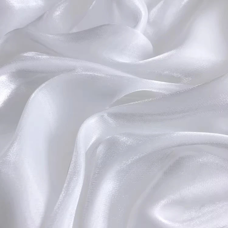 水波珠光感欧根纱面料汉服连衣裙舞台服LO裙手工DIY垂顺柔软面料