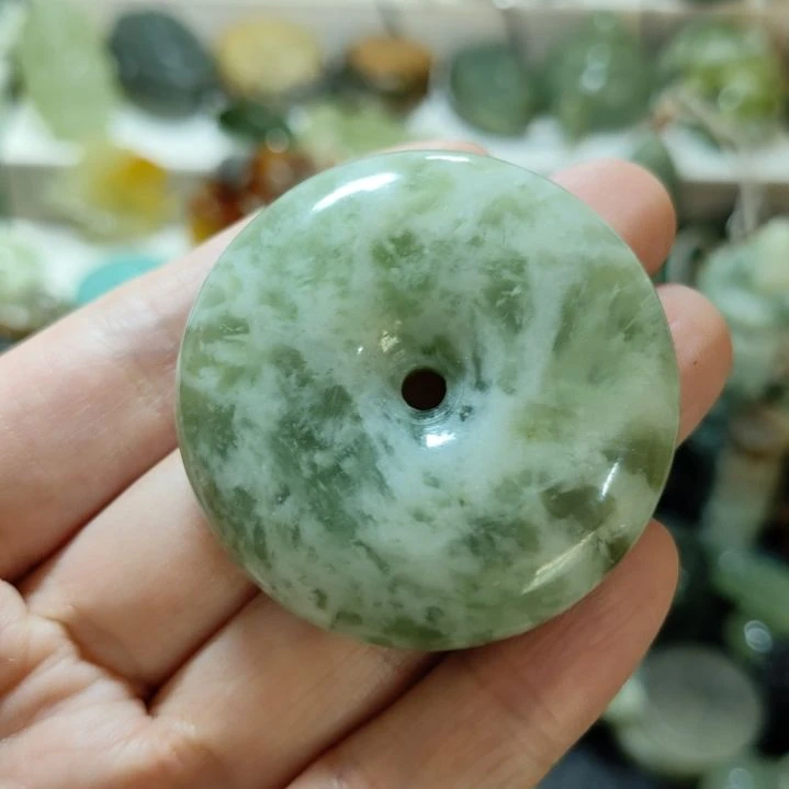 岫玉平安扣未镶嵌