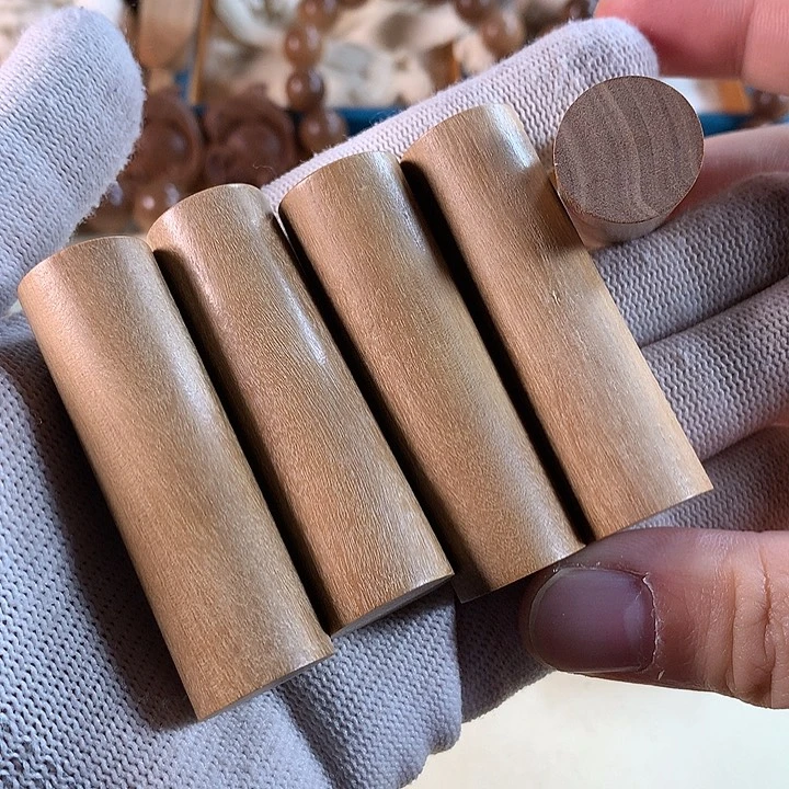 吊坠檀香木顺纹圆章吊坠福利