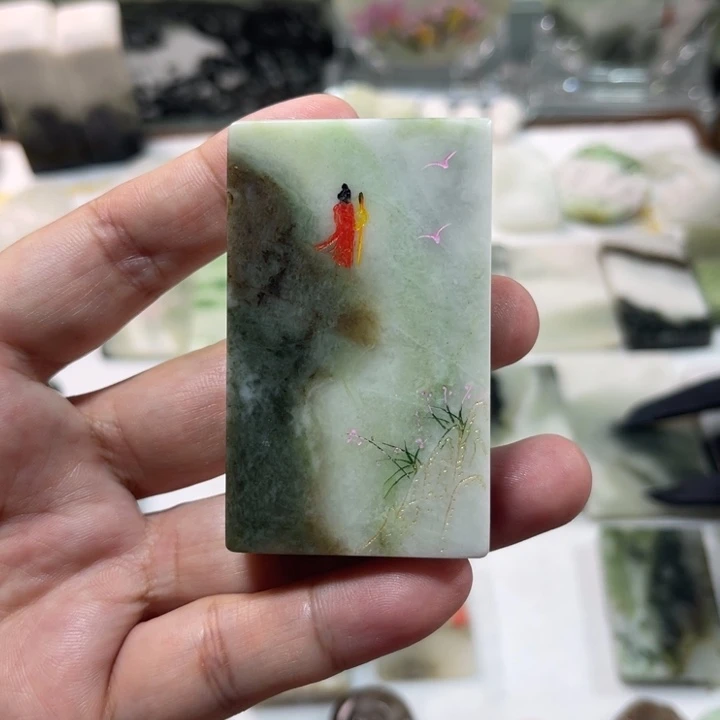 未镶嵌独山玉颈饰