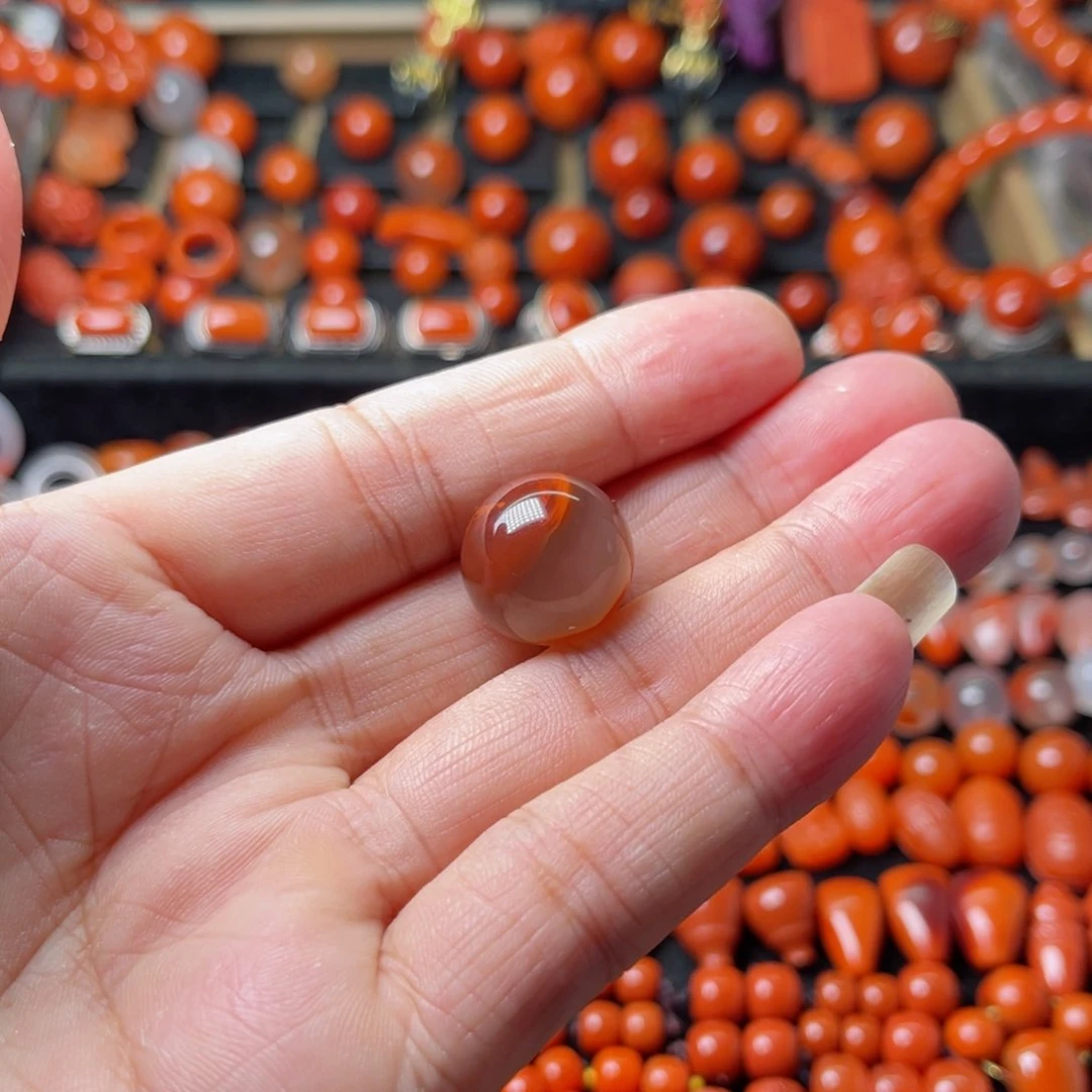 未镶嵌单珠17.6南红玛瑙