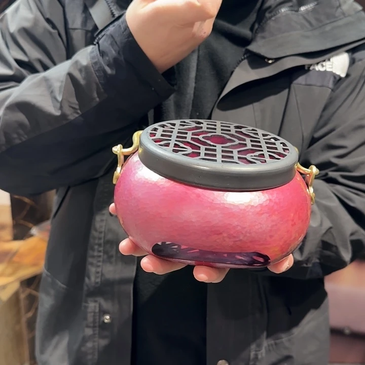 紫铜手工制作摆件一个