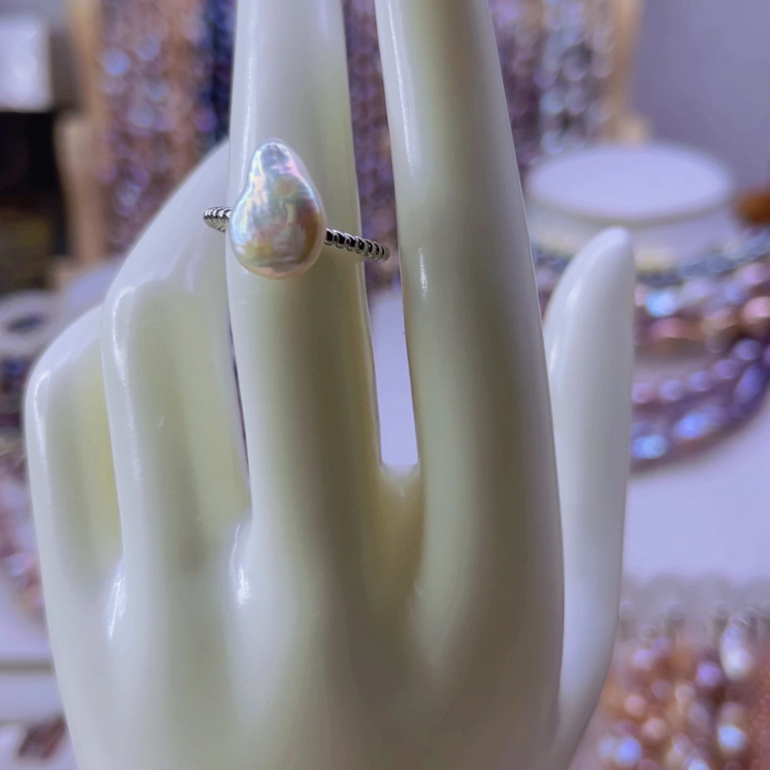 淡水珍珠手绳合金