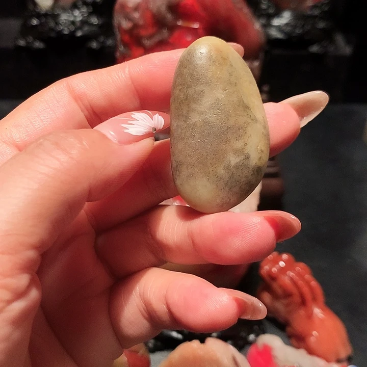 昌化石松**年大师作品漂亮的