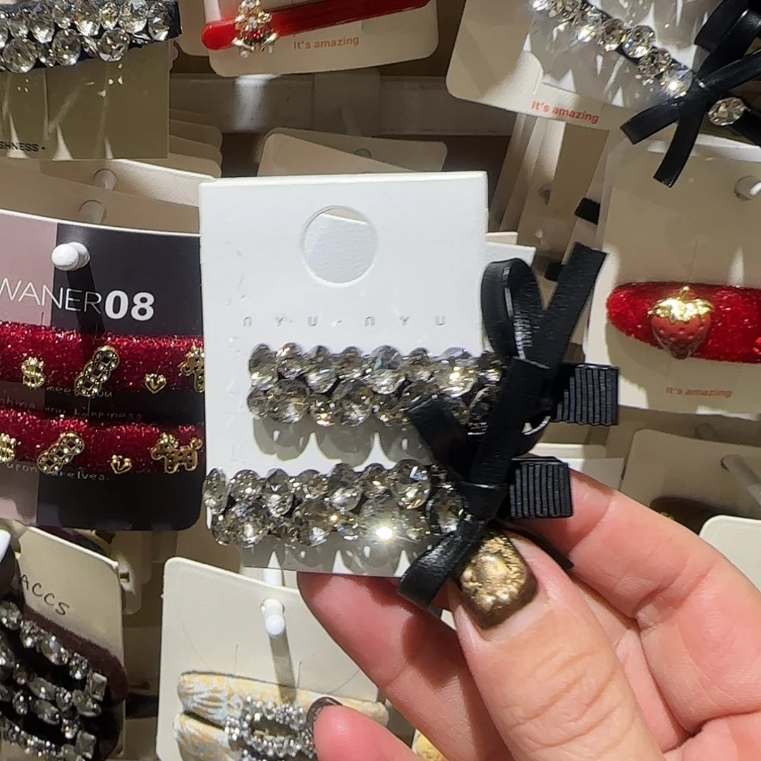 非金属满钻一字夹