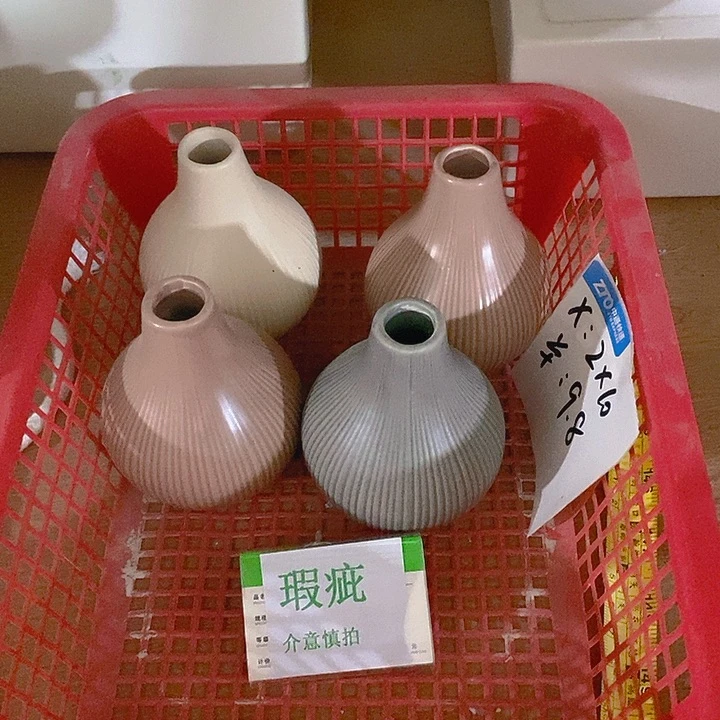 摆件水培瑕疵盆无孔