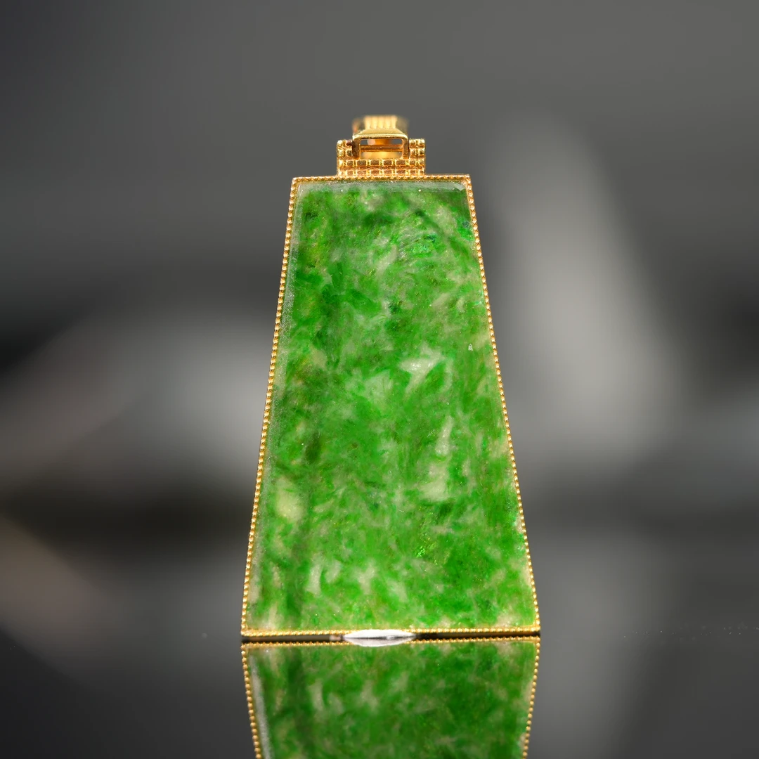 【初见好物】18k金翡翠吊坠 MC305X180【多样性发一件】