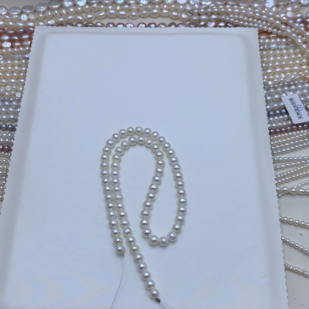 颈饰银S925镶嵌淡水珍珠