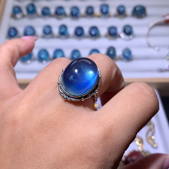 【闪购商品】水晶戒指银S925镶嵌C*?戒指